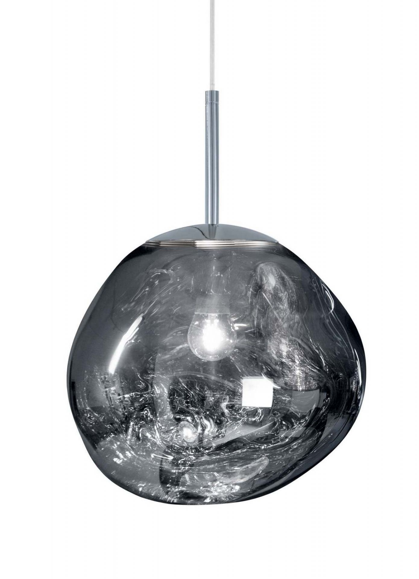 Melt Mini LED Pendant Lamp Chrome Tom Dixon